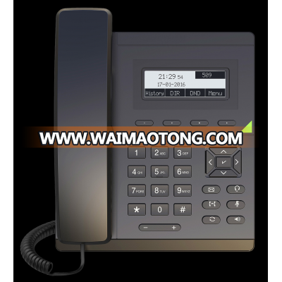 ENtry level desktop  ip phone HD voice with POE VOIP phone system